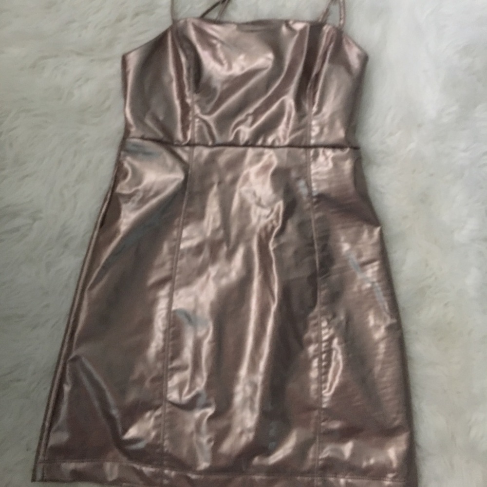 Forever 21 Rose Gold short Party Dress